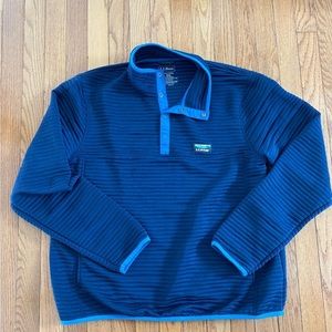 Mens LL Bean Airlight Knit Pullover - Large